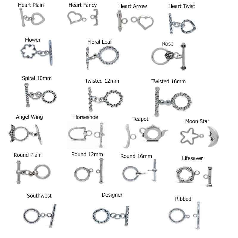 Sterling Silver Toggle Clasp - main product image